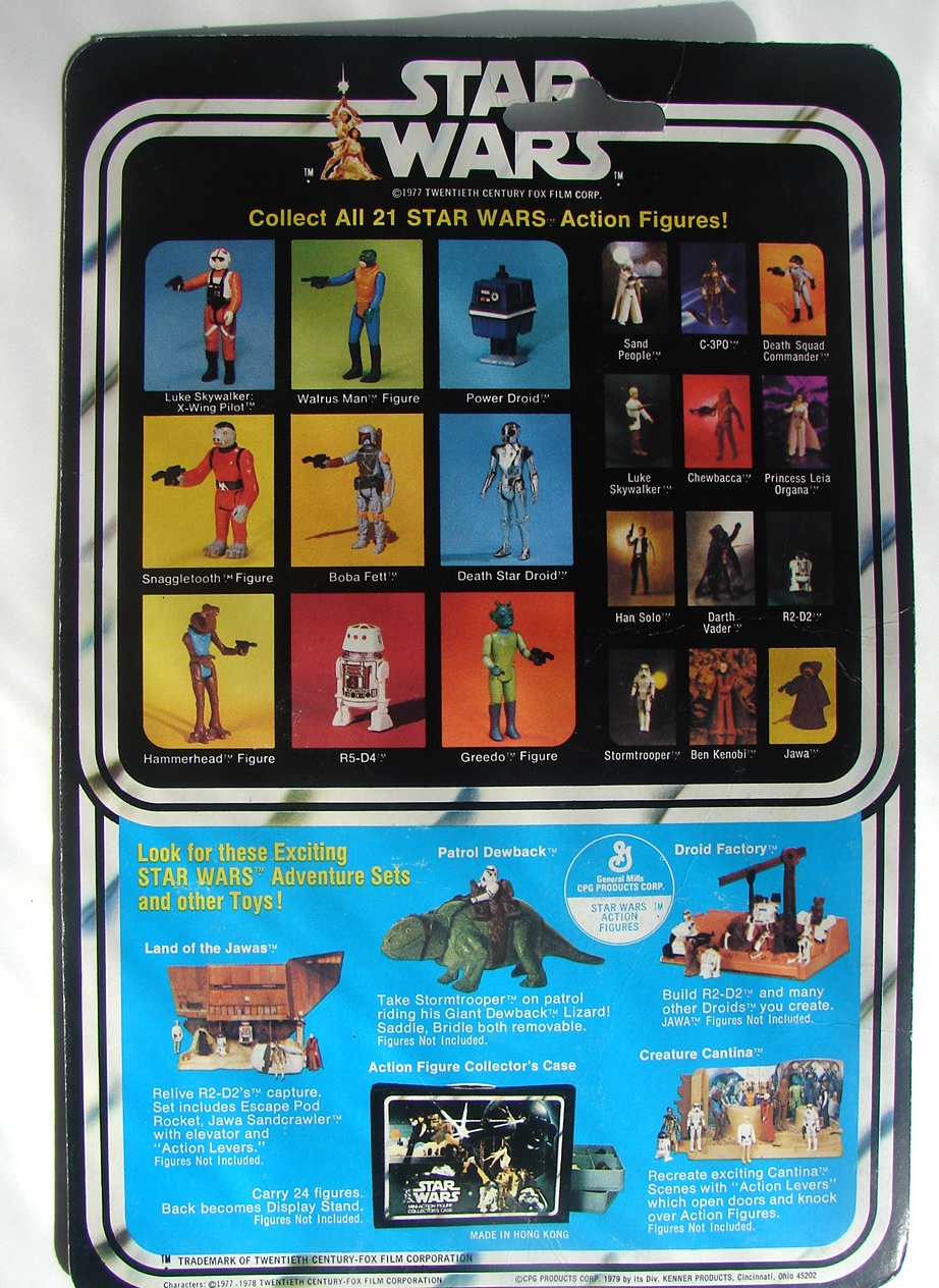 star wars action figure card backs