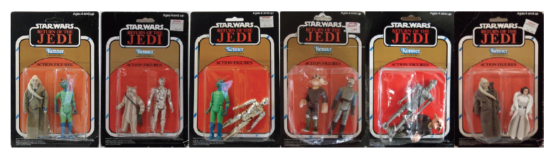 de yellowing star wars toys