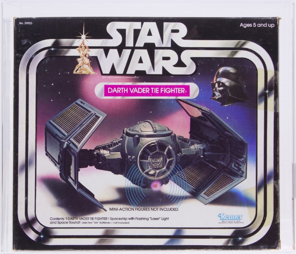 power of the force darth vader tie fighter