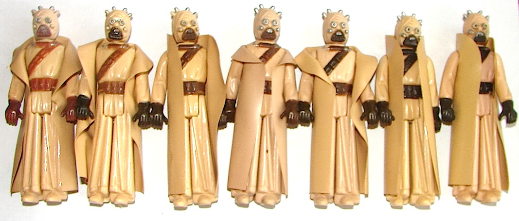 Sandpeople or Tusken Raider- Body color variations Vintage ...