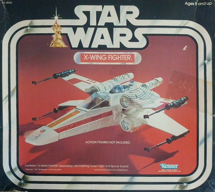 vintage star wars x wing fighter toy